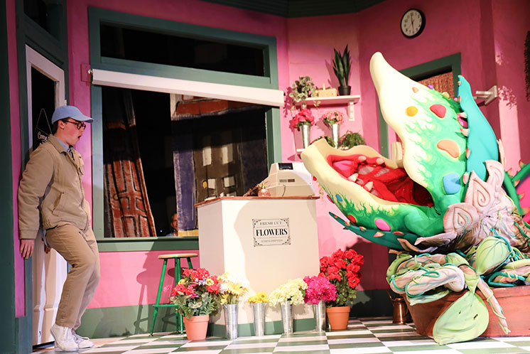 A student acting out a part in "Little Shop of Horrors." Links to Gifts of Cash, Checks, and Credit Cards A student acting out a part in "Little Shop of Horrors." Links to Gifts of Cash, Checks, and Credit Cards